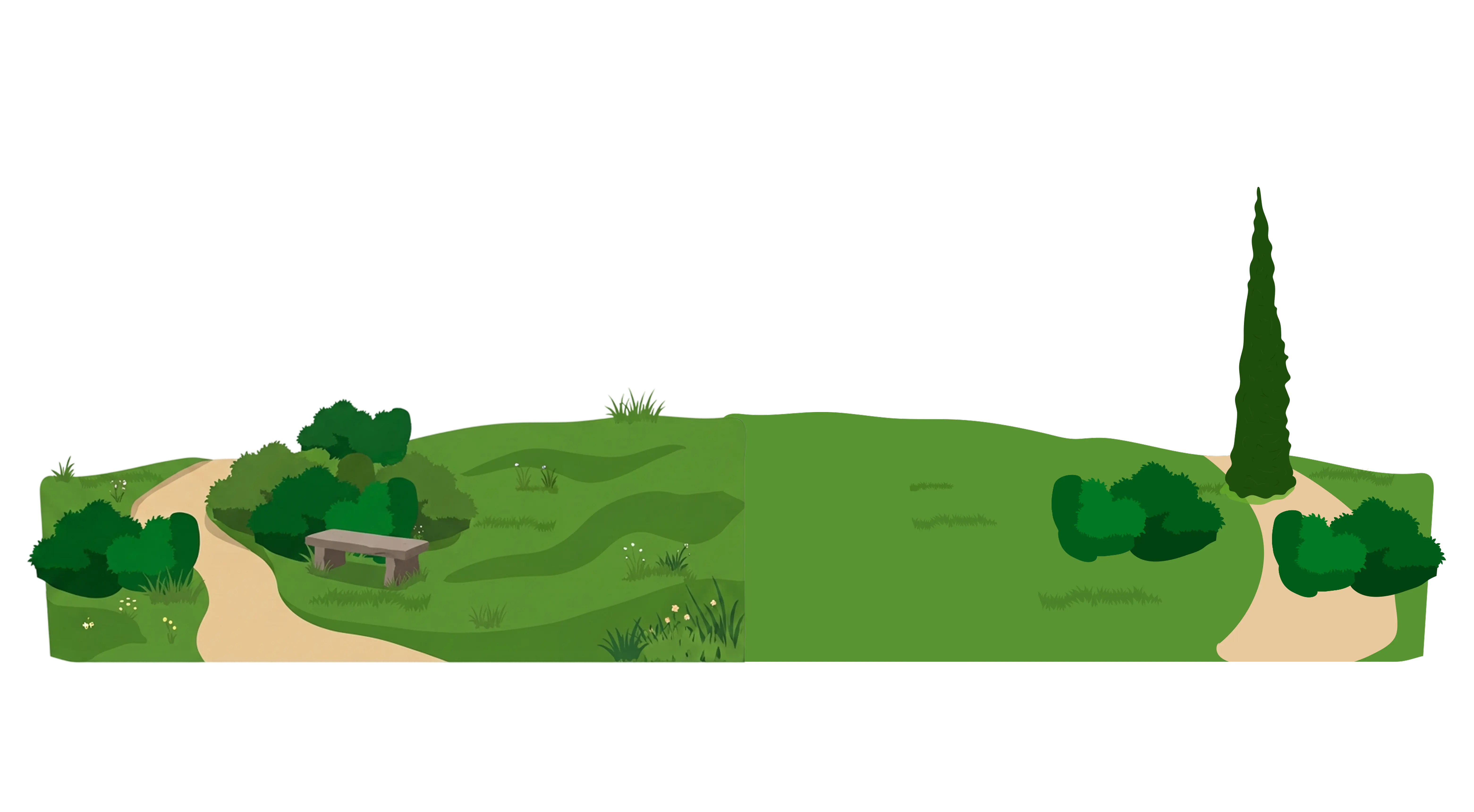 Hill Station Illustration